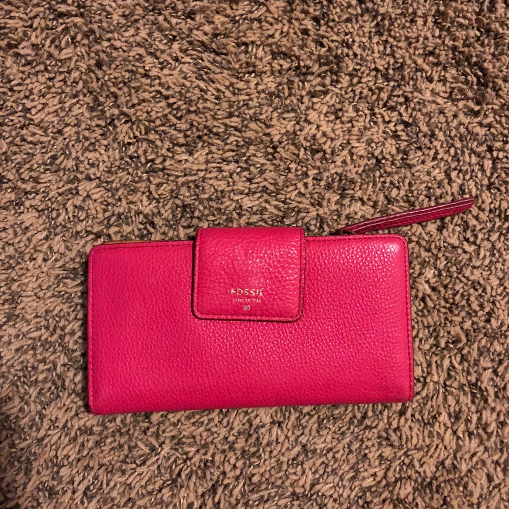 Pink Fossil wallet 💞